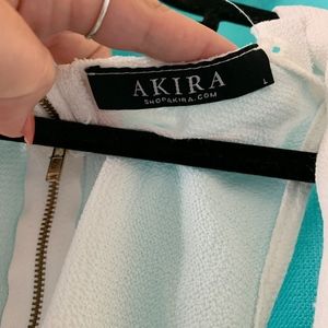 AKIRA Tops - Flowy, White, crop top AKIRA Tops - Flowy, White, crop top